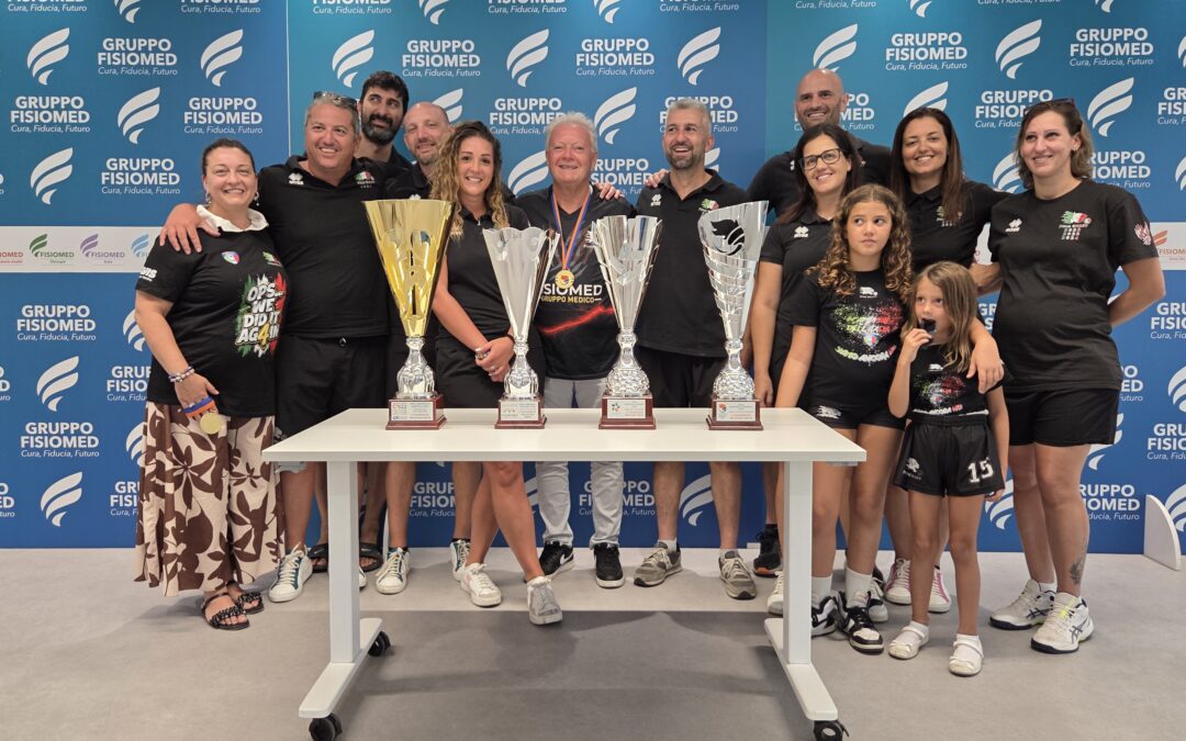 Fisiomed festeggia i quattro volte Campioni d&rsquo;Italia di Puma Volley